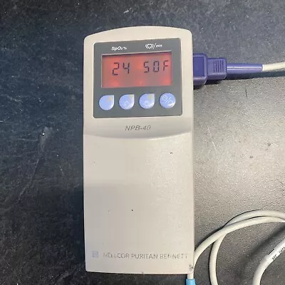$60 • Buy Nellcor NPB-40 Handheld Portable Hand Held SpO2 Puls Ox Patient Monitor