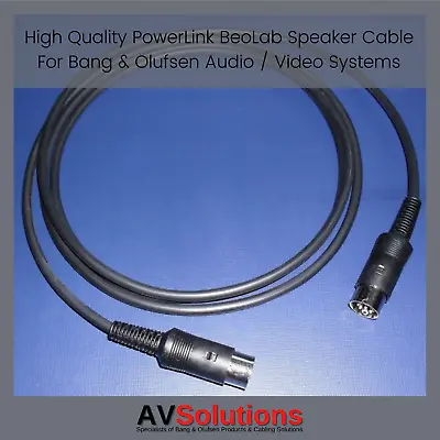 B&O PowerLink High Quality Speaker Cable Bang & Olufsen BeoLab Mk3 | 1 Mtr. S:32 • £10.99