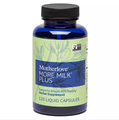 Motherlove More Milk Plus Herbal Lactation Supplement - 120 Liquid Capsules  • $39.99