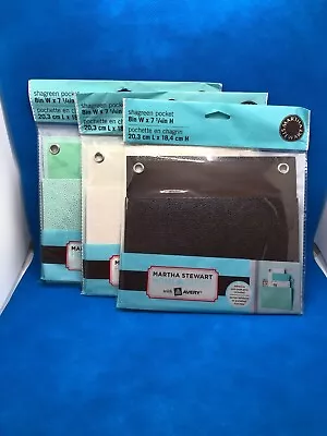 Martha Stewart Home Office With Avery Small Shagreen Wall Pocket 8x7-1/4 • $5.95