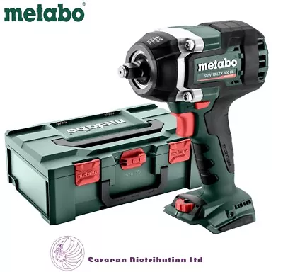 METABO SSW 18 LTX 800 BL CORDLESS IMPACT WRENCH 18v BODY ONLY - 602403840 • £249