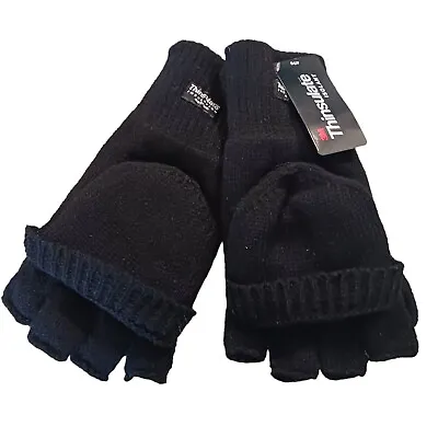 3M Thinsulate Mens Gloves Mittens Fingerless Thermal Heat Guard LinedUnisex • $25