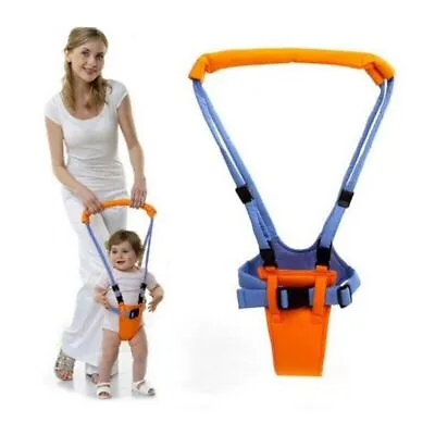 Hand Held Baby Walker Helper Kids Safe Walking Harness Protect Belt Assistant UK • £8.58