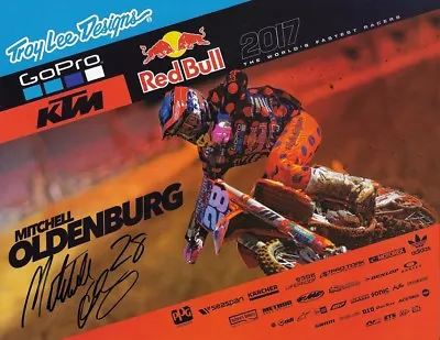 *mitchell Oldenburg*signed*autographed*picture*ktm*red Bull Supercross*coa* • $25