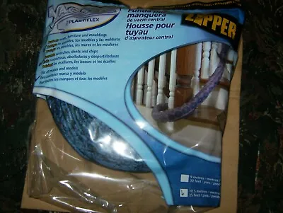 $25.65 • Buy Plastiflex Central Vacuum 30' Blue Zipper Hose Cover, Brand New, 