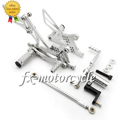 For Yamaha YZF R1 2007 2008 CNC Rearset Footrest Footpegs Pedal Adjust Racing • $125.99