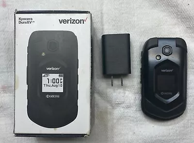 Kyocera DuraXV LTE E4610 Verizon Cellphone Black W/Camera  LQQK • $89