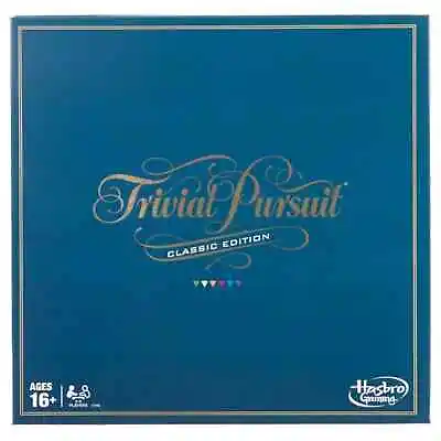 Brand New Sealed Hasbro Gaming Trivial Pursuit Board Game Classic Edition • $15.60