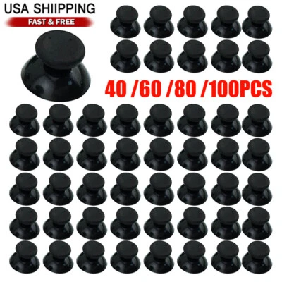 $12.99 • Buy 40/60/80/100pcs New Replacement Thumb Sticks Analog For Xbox 360 Joysticks USA