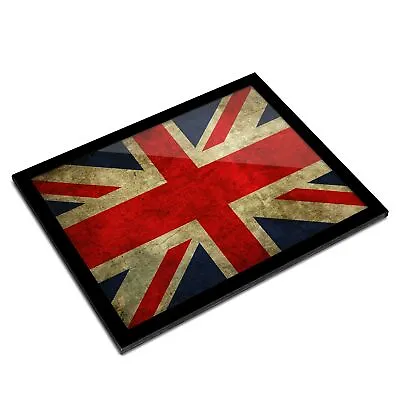 A3 Glass Frame - Vintage Union Jack Flag Distressed Art Gift #8887 • £39.99