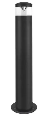 Modern BLACK Stainless Steel Garden Bollard Post Outdoor Pathway Light ZLC303 • £32.99