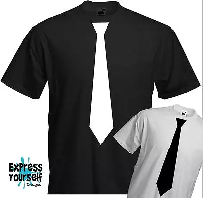 Black And White Tie - Quality T-shirt • £9.99