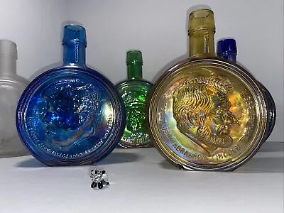 Wheaton Glass Bottles Presidents 7 3/4  Lot Of 6 Vintage First Edition Bottles • $35