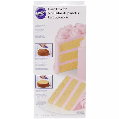 Wilton Small Cake Leveler-13.4 X6.4 X1.2  W4150165 • £17