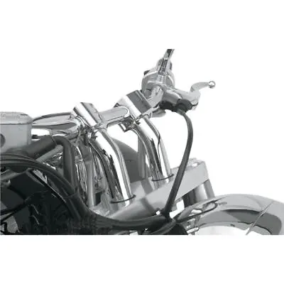 Baron BA-7410U Chrome Kickback Handlebar 4  Risers Harley Metric Honda VTX • $136.81