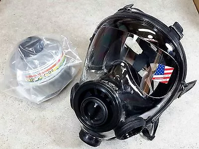 SGE 400/3 40mm NATO NBC Gas Mask W/ Mestel Filter ** ALL NIB ** Size SMALL (S/M) • $269.99