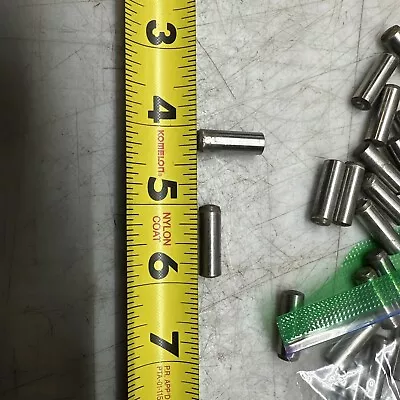 1/4” X 1” DOWEL PINS 18-8 STAINLESS STEEL Lot Of 86 D12 • $50