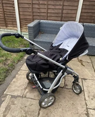 Mamas And Papas Black Buggy And Carrycot For Sola 2 • £30