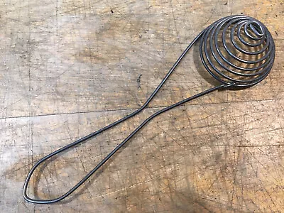 Vintage Antique Kitchen Whisk Swirly Egg Separator Bent Rod Wire Hairpin • $60