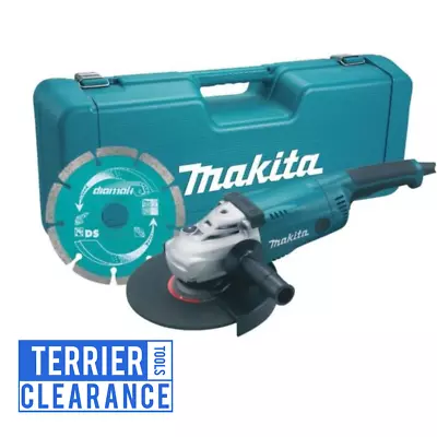 Makita GA9020KD 110v 230mm Angle Grinder With Case - Scratched • £1000