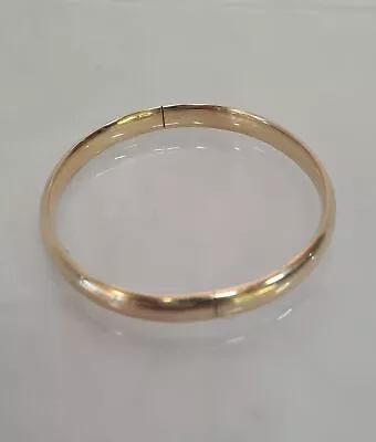 Beautiful Vintage 14k Yellow Gold Bangle Bracelet Mint! • $495