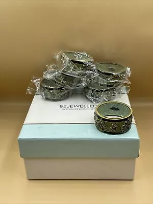 £14.99 • Buy 6 Butterfly Napkin Rings By Bejewelled By Material Possessions
