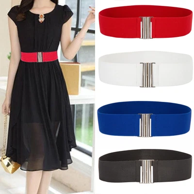 £2.27 • Buy Women Elastic Stretch Wide Nurse Belt 1950's Retro Vintage Waist Cincher Belts
