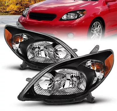 $265 • Buy For Blk 2003-2008 Toyota Matrix Headlights Healamps Replacement 03-08 Left+Right