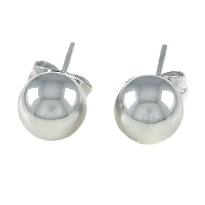 QVC Steel By Design Stainless Steel Round Stud Earrings • $1.25