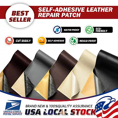 Leather Repair Kit Filler Vinyl DIY Car Seat Patch Sofa Rip Hole Professional US • $17.99