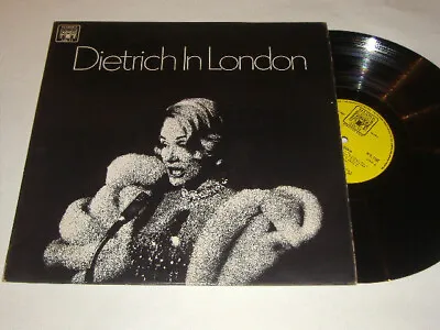 MARLENE DIETRICH 'Dietrich In London' 1965 UK LP - Lili Marlene La Vie En Rose • $7.99