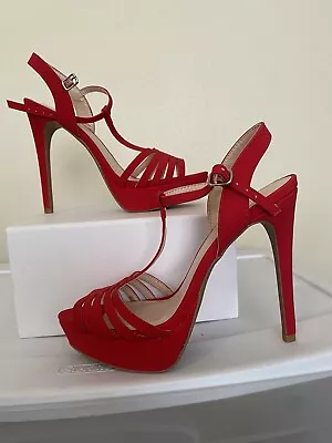 Charlotte Russe Red Heels Size 8m • £25.08