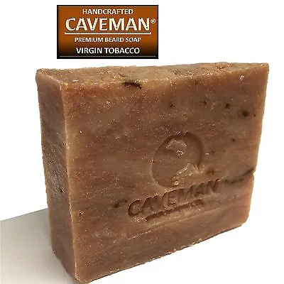 Original Handcrafted Beard And Body Soap By Caveman Virgin Tobacco • £10.60