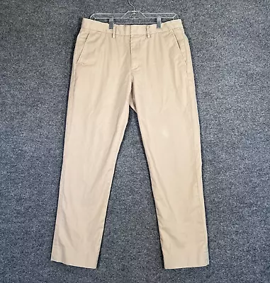 J.Crew Pants Mens 32x30 Beige Slim Fit Chinos Straight Leg Casual Comfort • $14.99