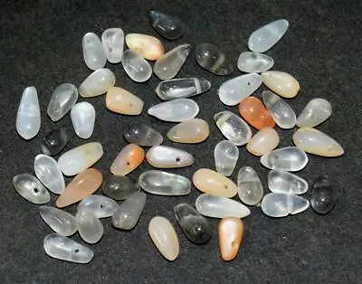 (50 Pieces) Natural Multi Moonstone Beads Briolette 3.5x6 - 3.5x9 Mm  #d2626 • $2.59