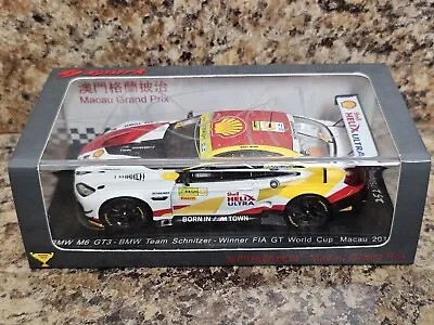 Spark 1/43 BMW M6 GT3 - BMW Team Schnitzer 2018 Macau Winner AUTOGRAPHED Farfus • $125