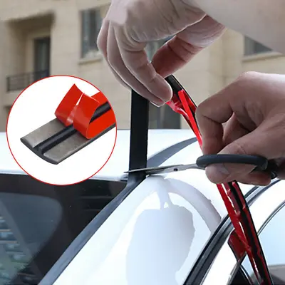 Car Windshield Roof Seal Noise Insulation Rubber Strip Sticker Car Accessories • $19.15