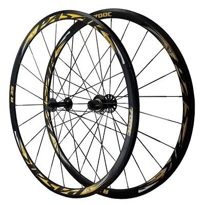 $288.12 • Buy 700C Cosmic Road Bicycle Wheel V Brake Alloy Wheelset Rims Sealed Bearing 11 12s