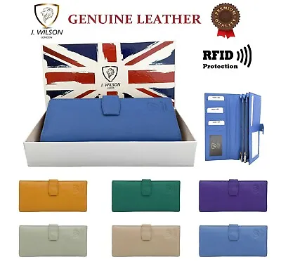 Ladies Designer Purse Leather Wallet Genuine Credit Card Holder Purse Gift Boxed • £8.95