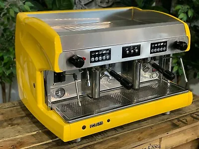 Wega Polaris 2 Group High Cup Yellow Espresso Coffee Machine Commercial Custom  • $3950