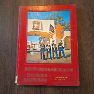 Marine Corp Recruit Depot San Diego First Battalion Platoon 1024 Book Vtg Tub369 • $20.50