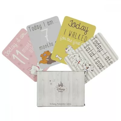 Baby Milestone Cards Disney Magical Beginnings Pack 30 Baby Shower New Baby Gift • $19.95