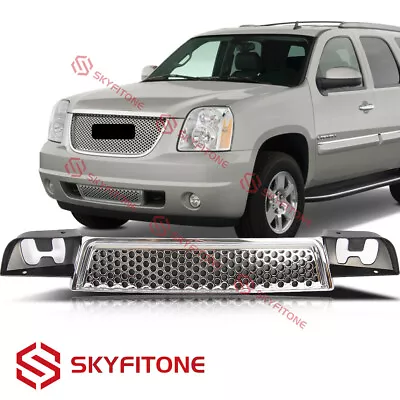 $55.11 • Buy Front Lower Bumper Grill Grille For GMC Yukon/XL/Denali 2007-2014 Chrome Mesh