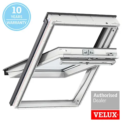 VELUX Roof Window GGU 0070 White Polyurethane With Selected Flashing Kit • £500.76