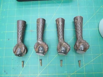 Antique Piano Stool Claw And Ball Feet Salvage Set Of 4 Victorian • $49.99