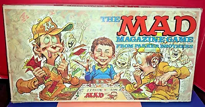 Vintage 1979 Parker Brothers The Mad Magazine Board Game #124 W/ Box - AS IS • $25