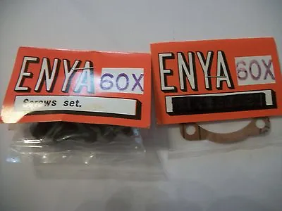 Enya .60x-60xf-iv And 80xf Gaskets & Screw Set Nip • $17.02