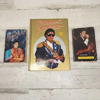 Lot Of 3 Vintage Michael Jackson Books - Mark Bego Nelson George Richard Horwich • $9.94