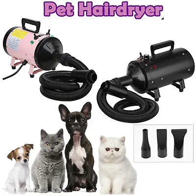 £49.30 • Buy Pet Hair Dryer Dog Cat Grooming Dryer Hair Dryer Blower Bathing 2800W Best Dryer