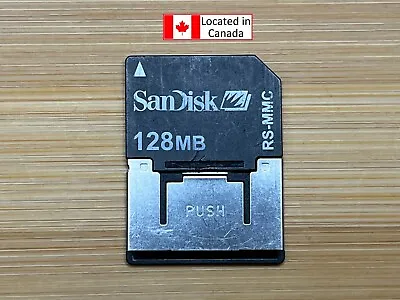 Sandisk  RS-MMC Mobile RS Multi Media Card  128MB With Adapter 30CA • $18.40